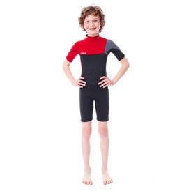Bērnu hidrotērps īsais Boston Shorty 2MM Red izmēri XS, S, M, L, XL, 2XL, 3XL