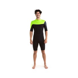 Vīriešu hidrotērps īsais Perth Shorty 3|2MM Lime Green izmēri S, M, L, XL, 2XL, 3XL