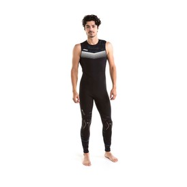 Vīriešu hidrotērps ar apakšstilbu aizsardzibu Toronto Jet Long John 2MM Shinprotector izmēri XS, S, M, L, XL, 2XL, 3XL