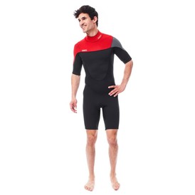 Vīriešu hidrotērps īsais Perth Shorty 3|2MM Red izmēri S, M, L, XL, 2XL, 3XL