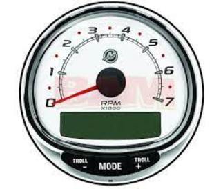 Tahometrs Mercury-Mercruiser 8M0135634 SmartCraft 7000 RPM White Face