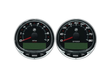 Tahometrs un ātruma rādītājs MERCURY/MERCRUISER 79-8M0135633 TACH/SPEEDO KIT 80 MPH,7K BLACK